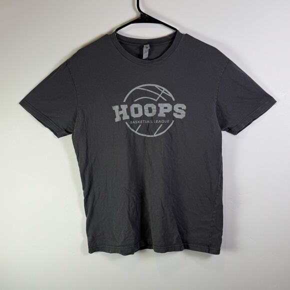 next level hoops basketball league gray mens shirt size M - Picture 1 of 8